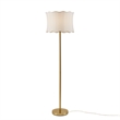 Olliix INK+IVY One Size Iron/Polyester Floor Lamps in White