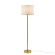 Olliix INK+IVY One Size Iron/Polyester Floor Lamps in White