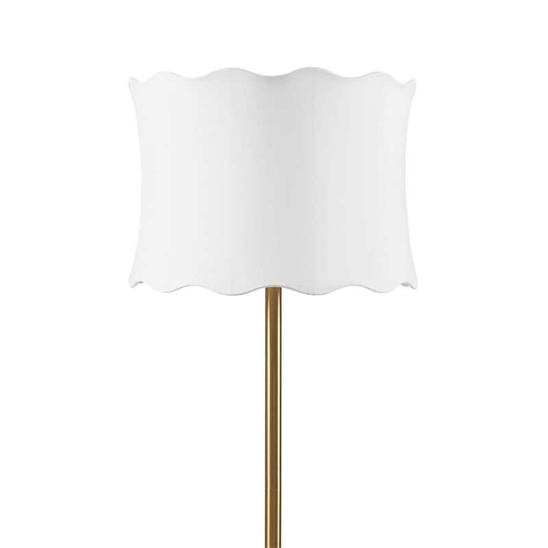 Olliix INK+IVY One Size Iron/Polyester Floor Lamps in White