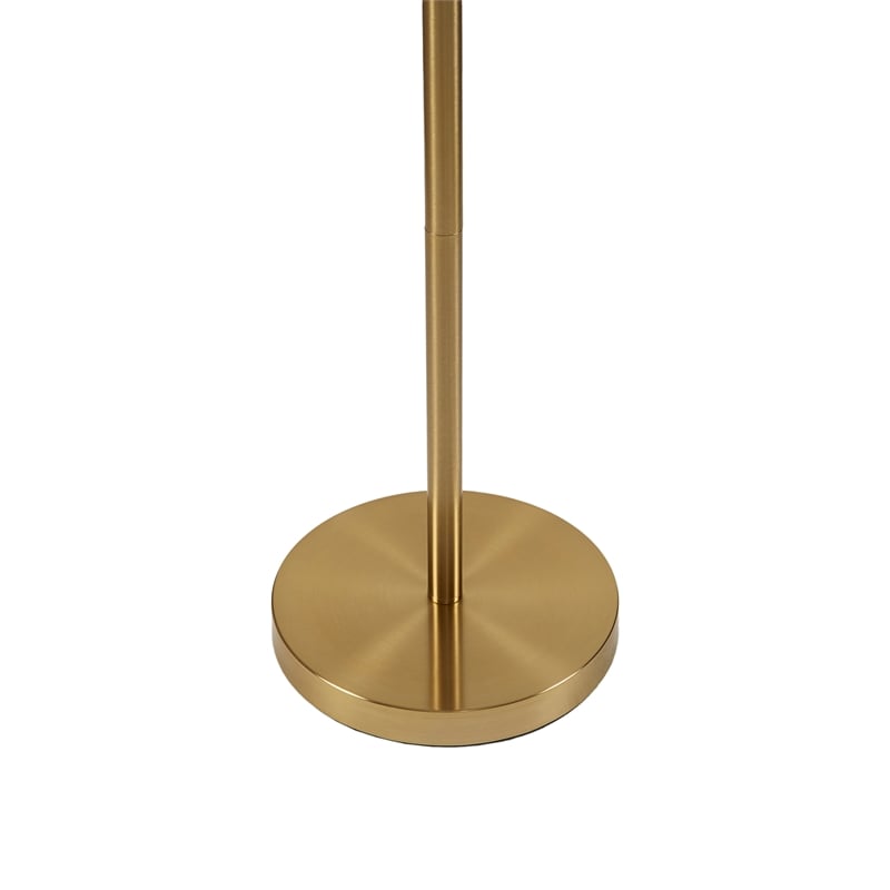 Olliix INK+IVY One Size Iron/Polyester Floor Lamps in White