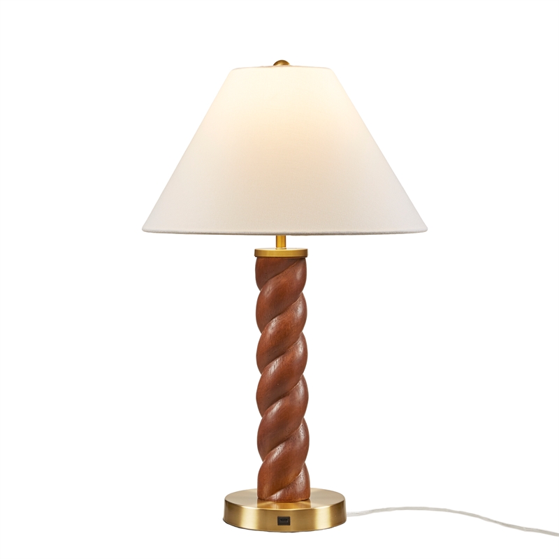 Olliix INK+IVY One Size Resin Table Lamps in White