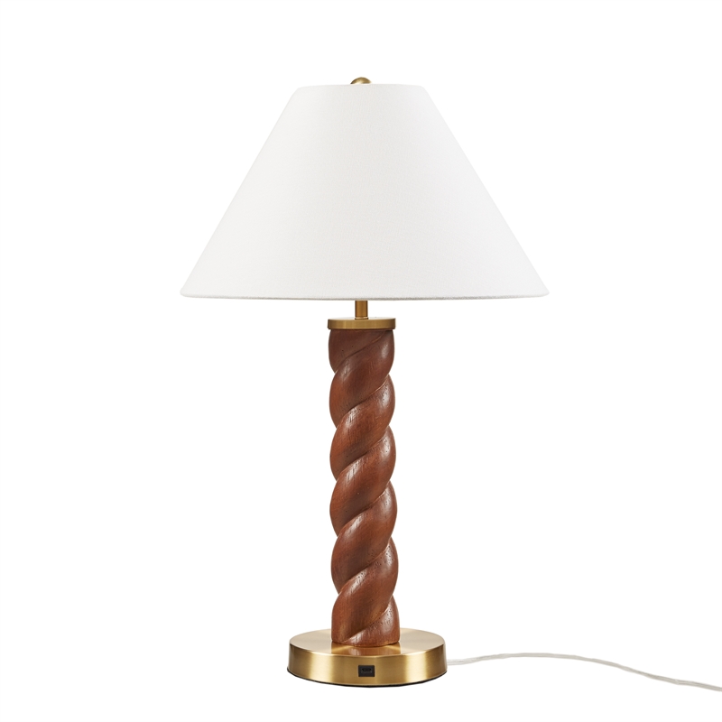 Olliix INK+IVY One Size Resin Table Lamps in White