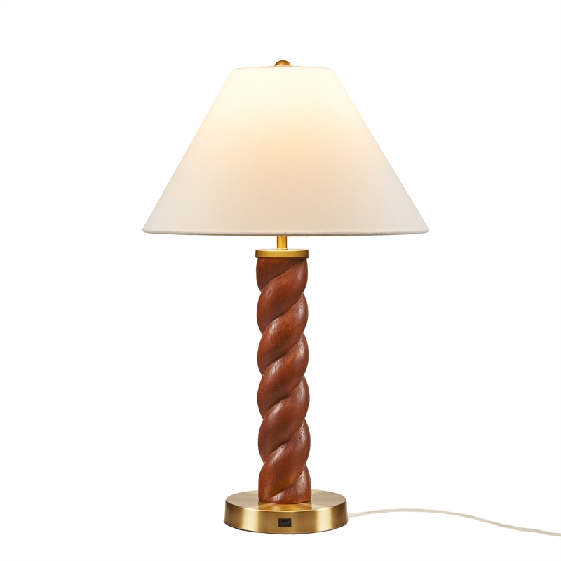 Olliix INK+IVY One Size Resin Table Lamps in White