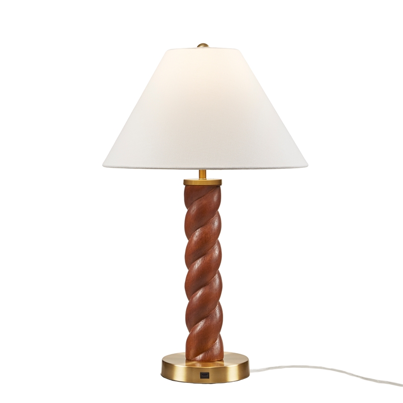 Olliix INK+IVY One Size Resin Table Lamps in White