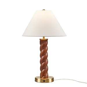 Olliix INK+IVY One Size Resin Table Lamps in White