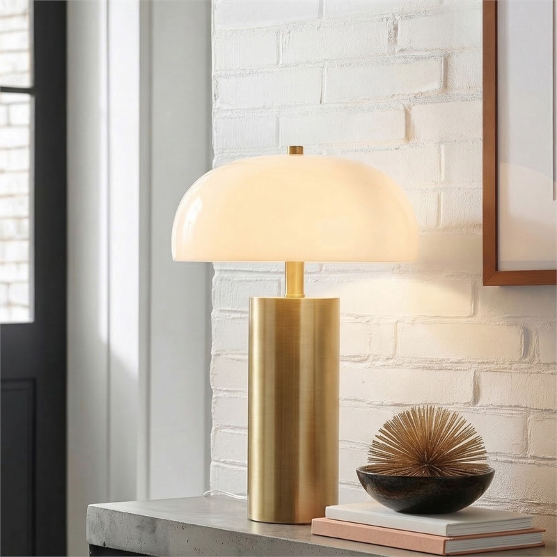 Olliix INK+IVY One Size Iron/Glass Table Lamps in Gold