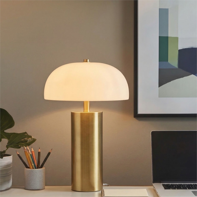 Olliix INK+IVY One Size Iron/Glass Table Lamps in Gold