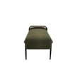Olliix Chapel Hill One Size Plywood Ottoman in Green
