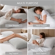 Olliix Madison Park 11.8 in Dia x 17.25 in H Nylon Spandex Cushion in Light Grey