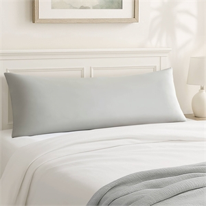 Olliix Madison Park 11.8 in Dia x 17.25 in H Nylon Spandex Cushion in Light Grey