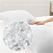 Olliix Madison Park 11.8 in Dia x 17.25 in H Nylon Spandex Cushion in White