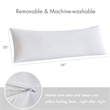 Olliix Madison Park 11.8 in Dia x 17.25 in H Nylon Spandex Cushion in White