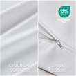 Olliix Madison Park 11.8 in Dia x 17.25 in H Nylon Spandex Cushion in White