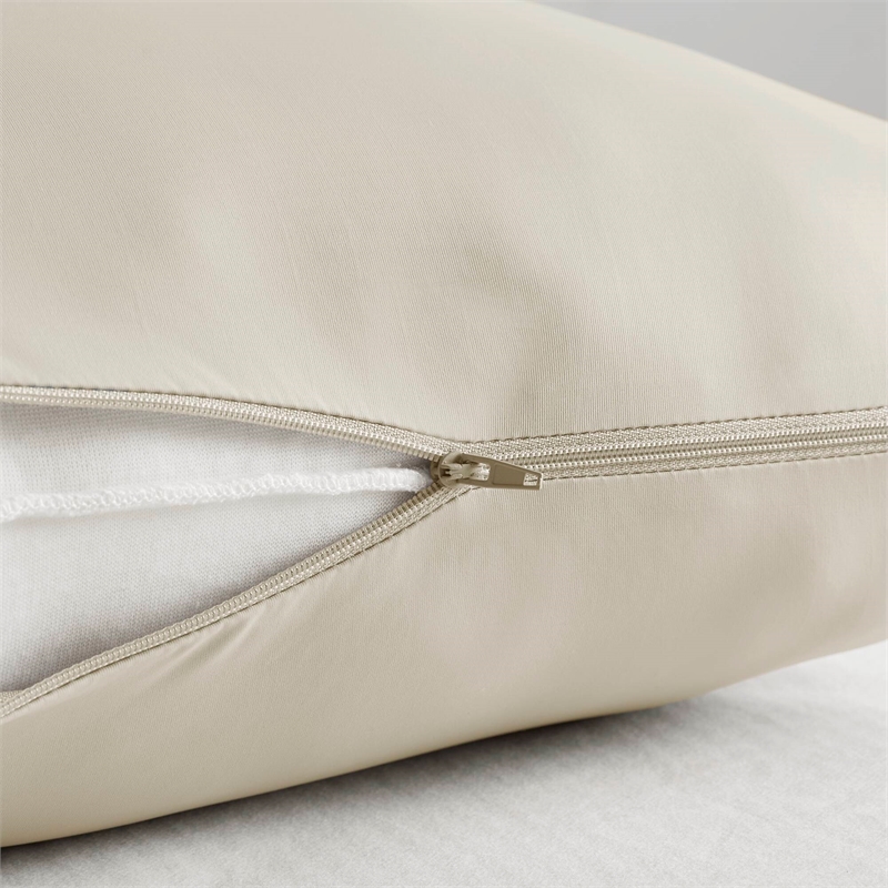 Olliix Madison Park 11.8 in Dia x 17.25 in H Nylon Spandex Cushion in Neutral