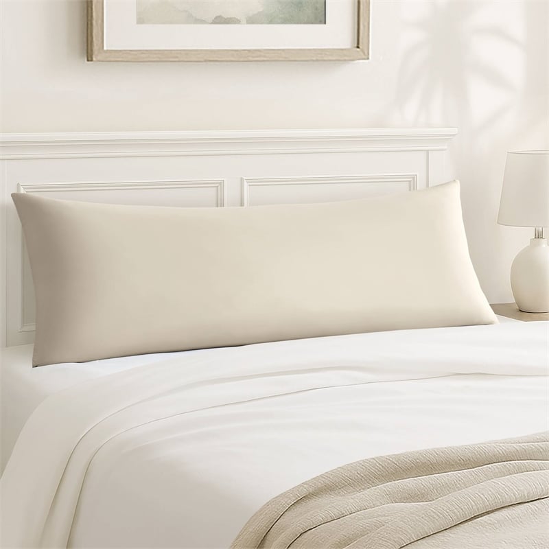 Olliix Madison Park 11.8 in Dia x 17.25 in H Nylon Spandex Cushion in Neutral