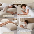 Olliix Madison Park 11.8 in Dia x 17.25 in H Nylon Spandex Cushion in Neutral