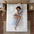 Olliix Madison Park 11.8 in Dia x 17.25 in H Nylon Spandex Cushion in Blue