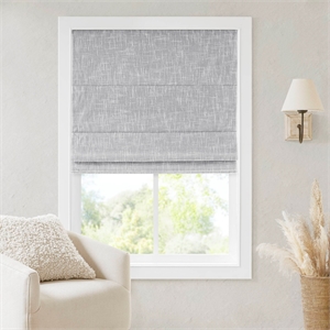 Olliix Madison Park 34x64&quot Polyester/Viscose Window Panel in Light Grey
