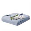 Olliix Madison Park Twin Rayon Blanket in Light Blue