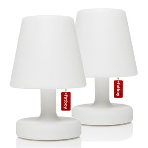 fatboy edison the petit version 2.0 plastic table lamp in white (set of 2)