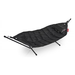 fatboy headdemock deluxe steel and polyester hammock with stand