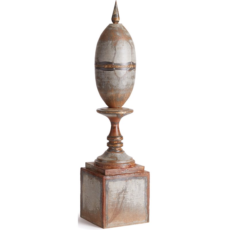 Napa Home & Garden Weathered Metal Decorative Finial in Antique ...