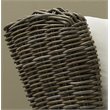 Padma's Plantation Majorca Wicker Lounge Chair in Kubu Gray