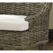 Padma's Plantation Alfresco Wicker 2 Pc. Dining Chair Set in Kubu Gray