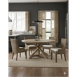 Padma's Plantation Alfresco Wicker 2 Pc. Dining Chair Set in Kubu Gray