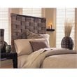 Padma's Plantation Wood Twin Headboard in Natural Abaca Twist