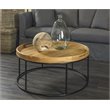 Padma's Plantation Berkeley Metal Coffee Table in Natural & Iron