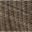 Padma's Plantation Boca Wicker Cushion Chair in Kubu Gray