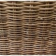 Padma's Plantation Boca Wicker Cushion Chair in Kubu Gray