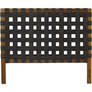 padma's plantation wood openweave queen headboard in natural