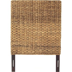 padma's plantation wood basketweave king headboard in natural