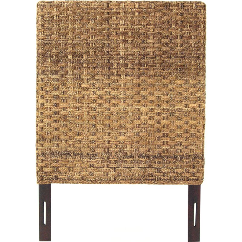 Padma's Plantation Wood Basketweave Twin Headboard in Natural