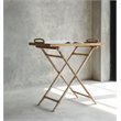 Padma's Plantation Charleston Rattan Serving Table in Natural