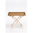 Padma's Plantation Charleston Rattan Serving Table in Natural