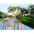 Padma's Plantation Rattan 2 Pc. Bistro Chair Set in Black & Beige