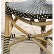 Padma's Plantation Rattan 2 Pc. Bistro Chair Set in Black & Beige