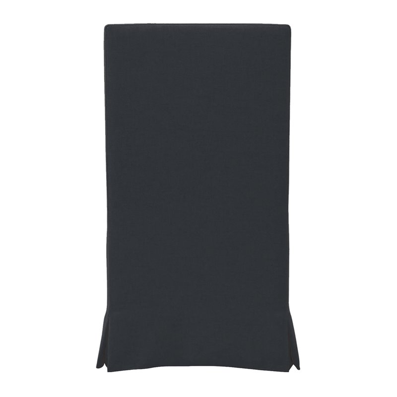 Padma's Plantation Sandspur Beach Wood Dining Chair in Charcoal Gray