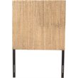 Padma's Plantation Wood Grassweave Twin Headboard in Natural