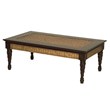 Padma's Plantation Trinidad Wood Coffee Table in Natural Antique