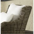 Padma's Plantation Tenerife Wicker Lounge Chair in Kubu Gray