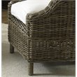 Padma's Plantation Tenerife Wicker Lounge Chair in Kubu Gray