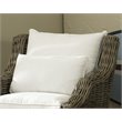 Padma's Plantation Tenerife Wicker Lounge Chair in Kubu Gray