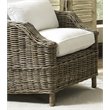 Padma's Plantation Tenerife Wicker Lounge Chair in Kubu Gray