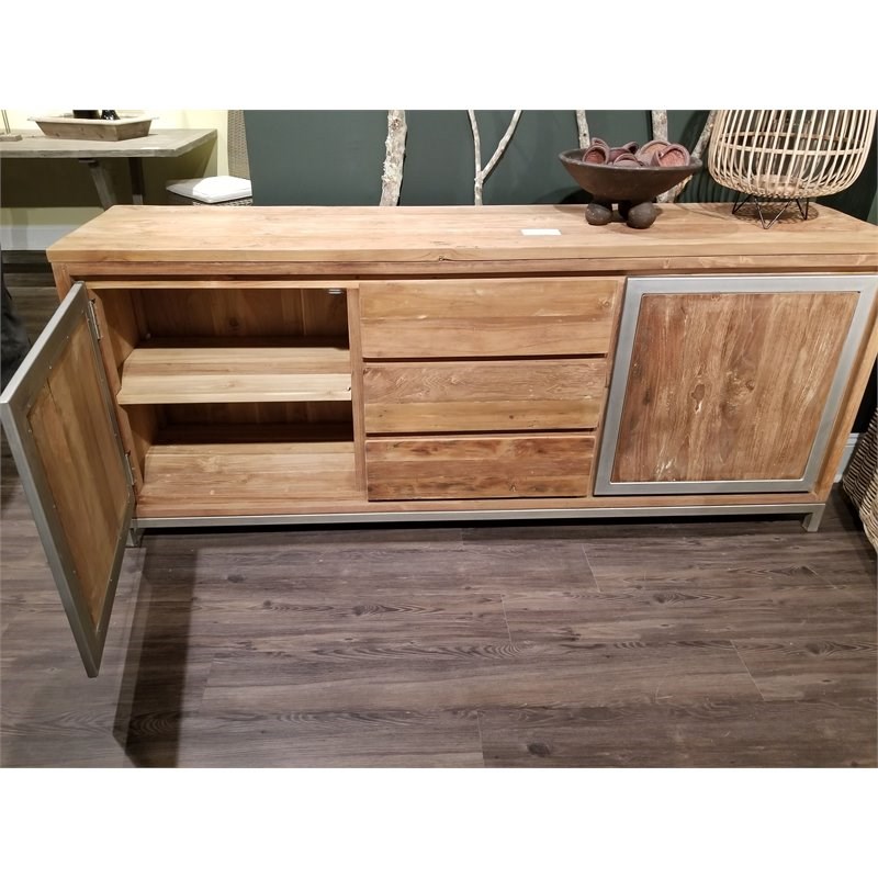 Padma's Plantation Island Estate Wood Sideboard in Natural