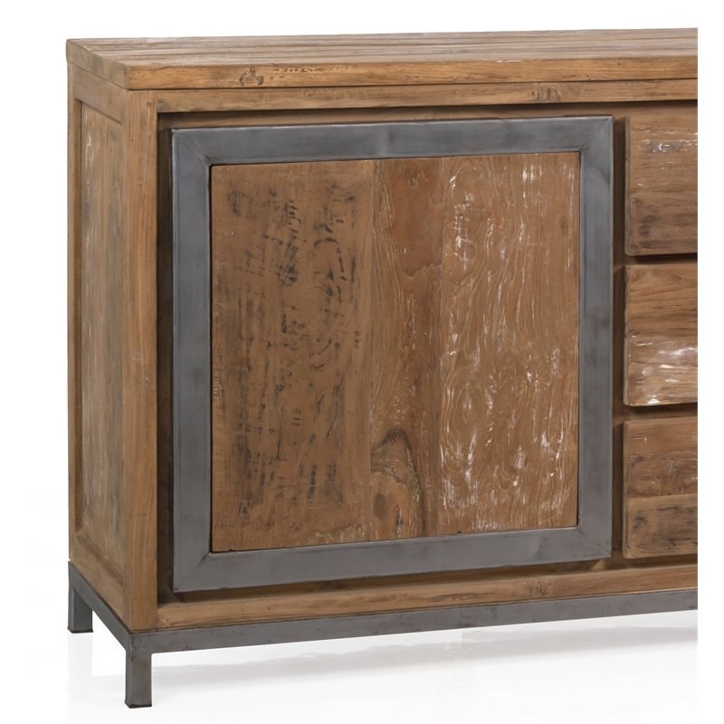 Padma's Plantation Island Estate Wood Sideboard in Natural