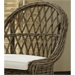 Padma's Plantation Wicker 2 Pc. Crossweave Dining Chair Set in Kubu Gray